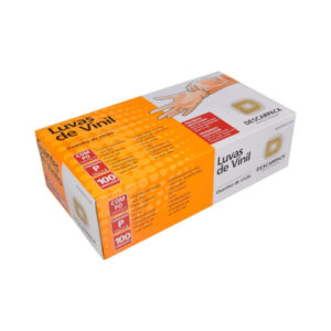 Luva de Vinil com Pó